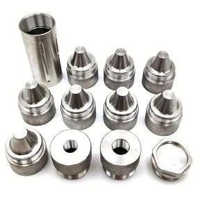 10 inch Stainless Steel Modular Solvent Trap 1.375x24 MST Kit 1.58'' OD + Drilling Jig + Booster