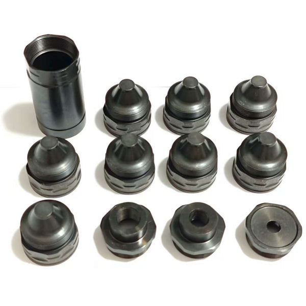 1.375x24 TPI  SCREW CONES 8.5″L Solvent Trap KIT 1.50″OD STAINLESS STEEL