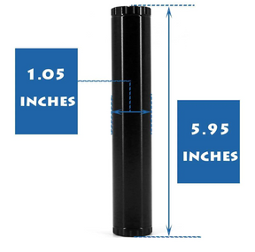 6 Inch 1.05 OD Aluminum Solvent Trap