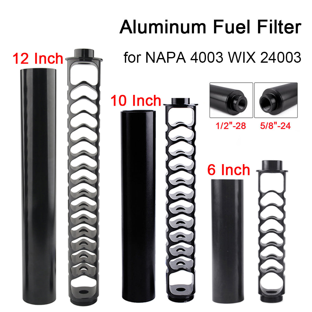 6inch 10inch 12inch 1/2-28 or 5/8-24 Monocore Solvent Trap Fuel Filter for NaPa 4003 WIX 24003
