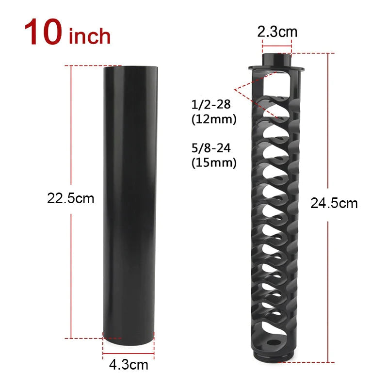 10 Inch M14x1L Aluminum Monocore Solvent Trap For Napa 4003 Wix 24003