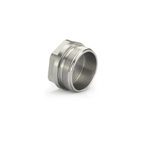 Sealed End Cap Stainless Steel for Modular Solvent Trap (1.375-24 TPI)