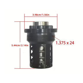 Muzzle Extension Device Piston Booster 1.375×24 TPI (1/2X28 or 5/8X24)